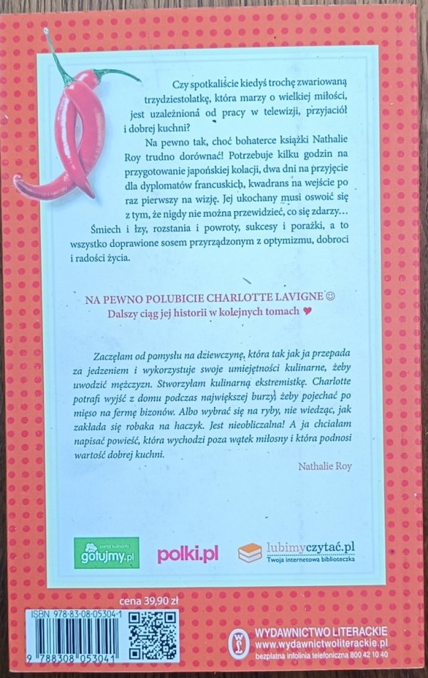 Nathalie Roy • Smaczne życie Charlotte Lavigne tom 1  Pieprz kajeński i pouding chomeur
