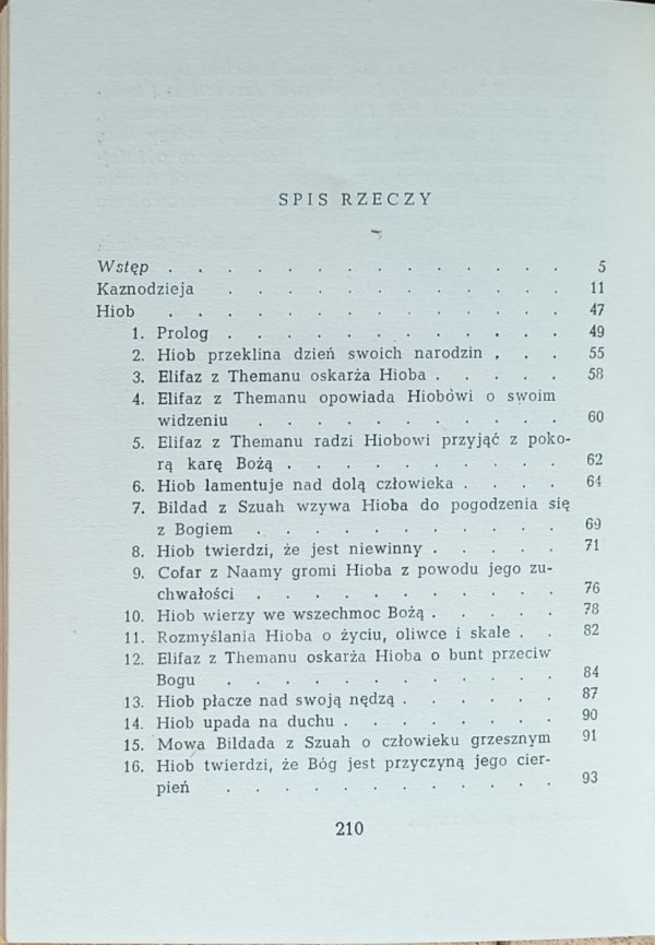 Roman Brandstaetter Cztery poematy biblijne [Biblioteka Poetów] - spis treści