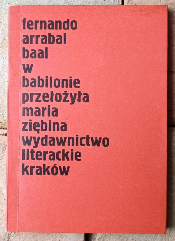 Fernando Arrabal • Baal w Babilonie - okładka