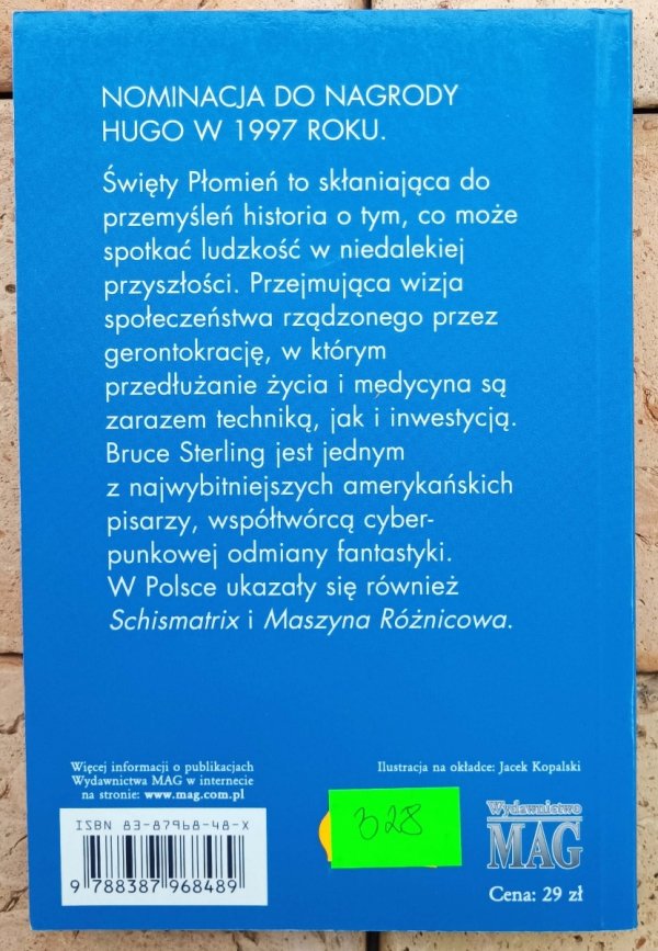 Bruce Sterling  Święty płomień