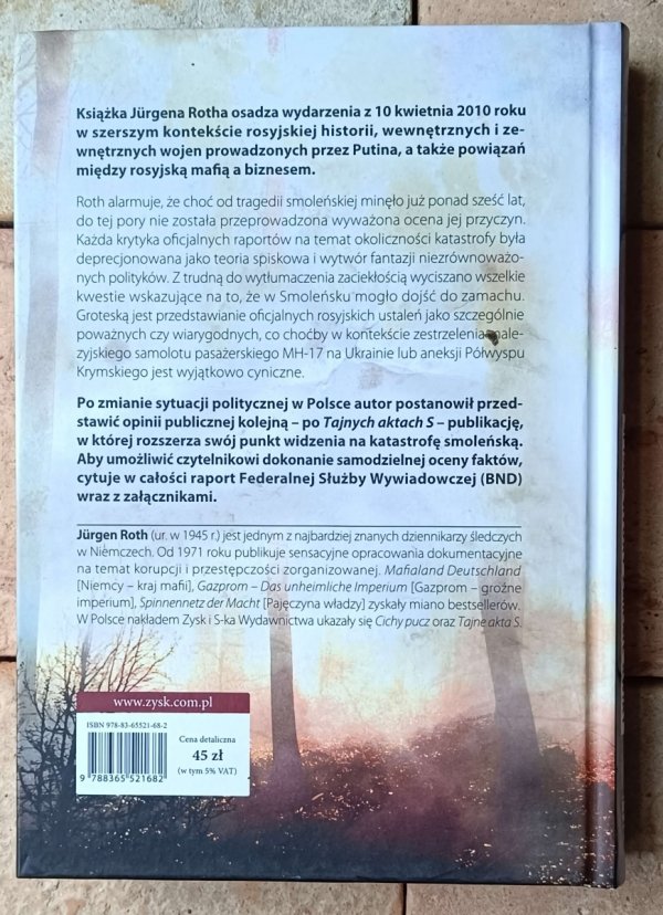 Jürgen Roth  Smoleńsk 2010. Spisek, który zmienił świat - okładka