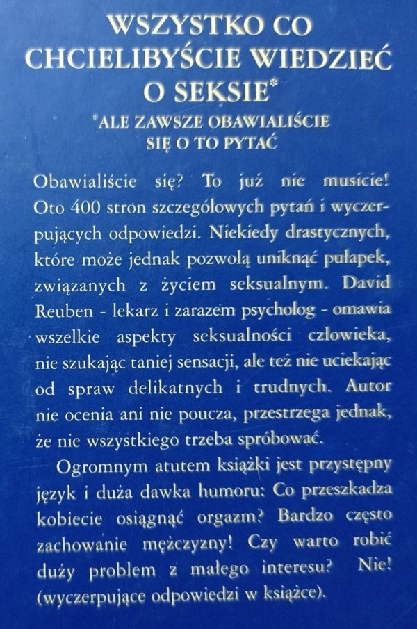 David Reuben Wszystko co chcielibyście wiedzieć o seksie