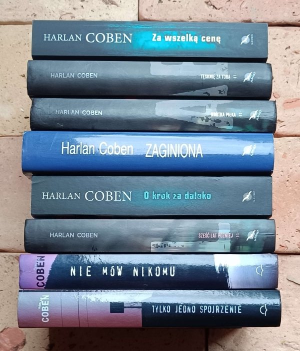 Harlan Coben x8 Krótka piłka Tęsknię za tobą Zaginiona i inne | komplet