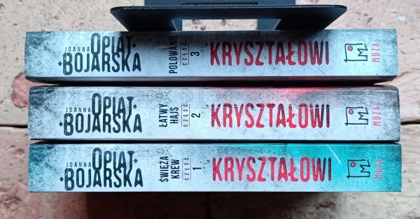 Joanna Opiat-Bojarska - Cykl Kryształowi | komplet 3 tomów - okładka