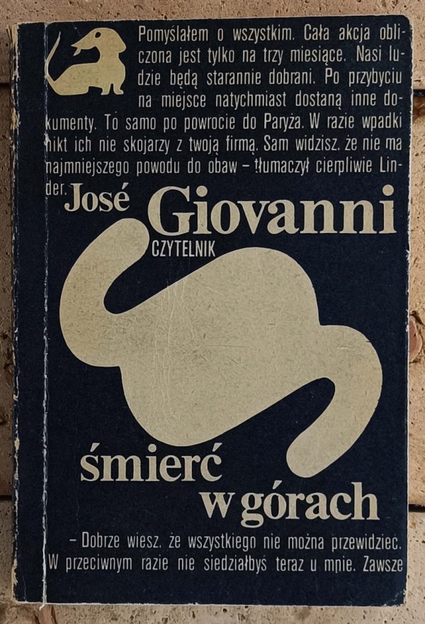 Jose Giovanni • Śmierć w górach
