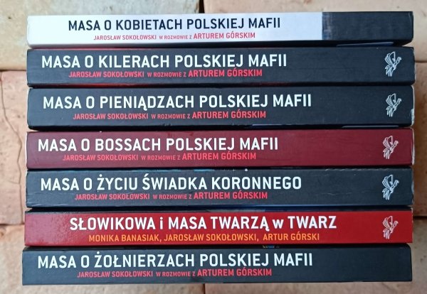 Artur Górski, Jarosław Sokołowski x7 • MASA o - Żołnierzach - Pieniądzach - Kilerach polskiej mafii i inne | komplet - okładka