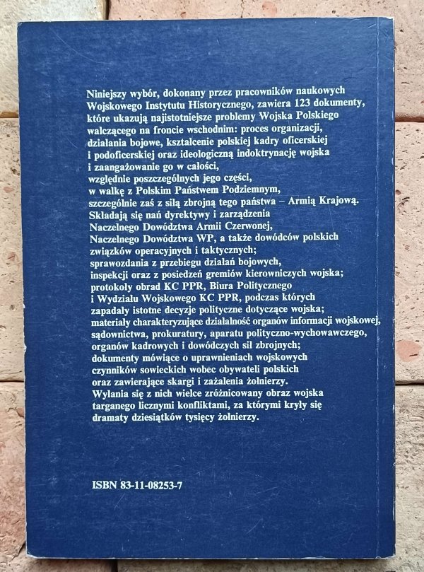 Wojsko Polskie na Froncie Wschodnim 1943-1945 | Wybór materiałów źródłowych