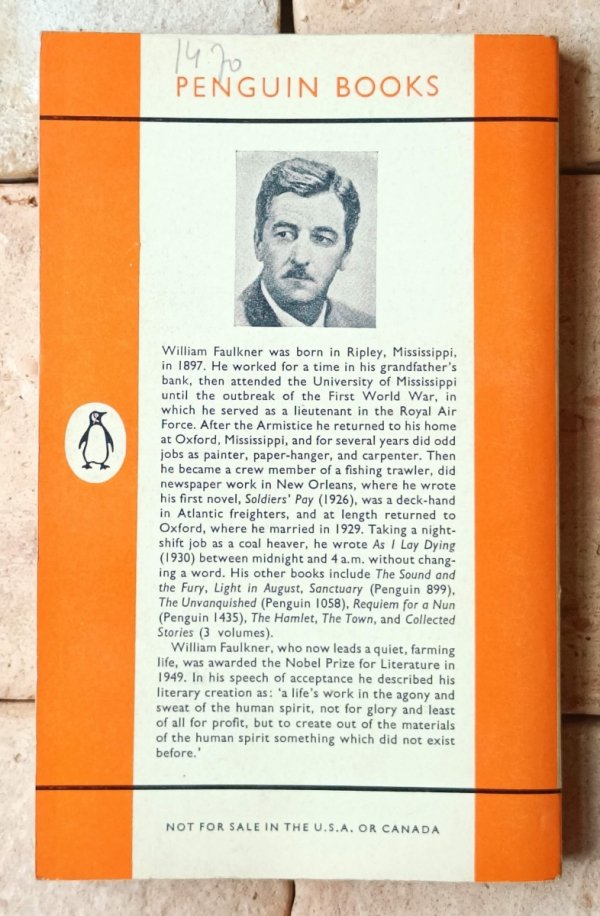 William Faulkner Go down, Moses - okładka