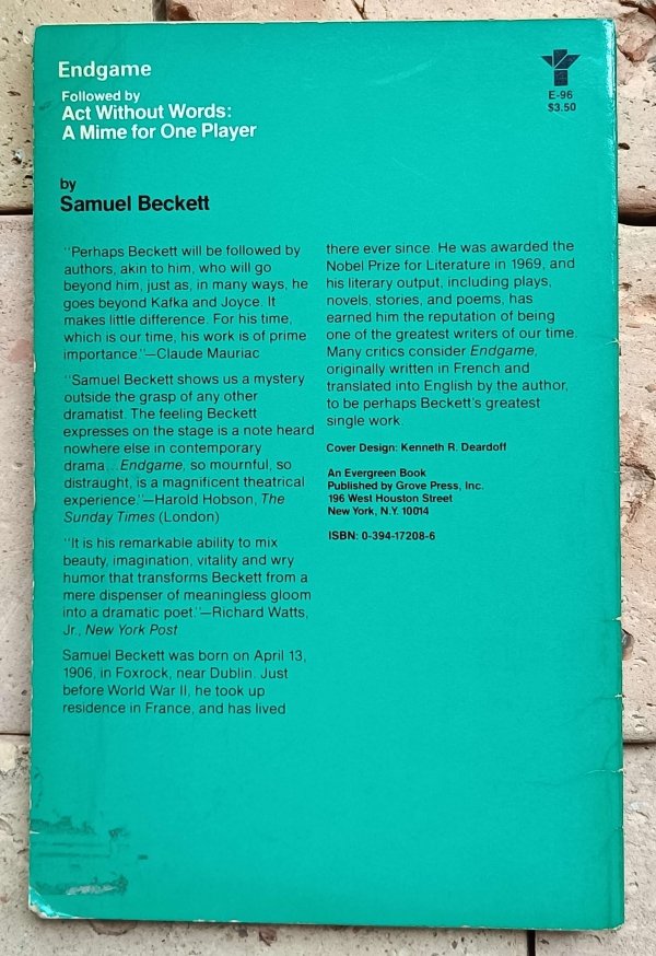 Samuel Beckett - Endgame