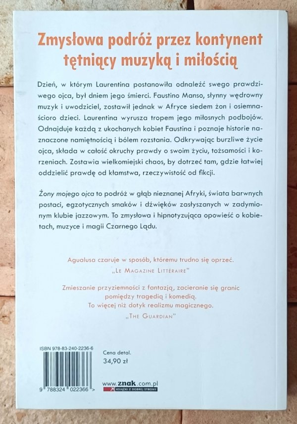 Jose Eduardo Agualusa  Żony mojego ojca - okładka