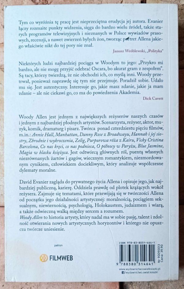 David Evanier • Woody Allen. Biografia - okładka