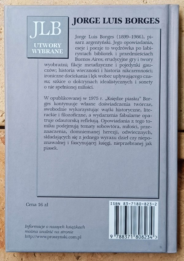 Jorge Luis Borges Księga piasku 