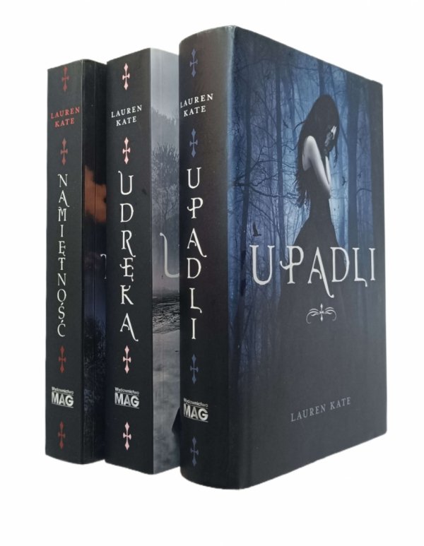 Lauren Kate x3 - Cykl Upadli - Upadli -Udręka - Namiętność - okładka