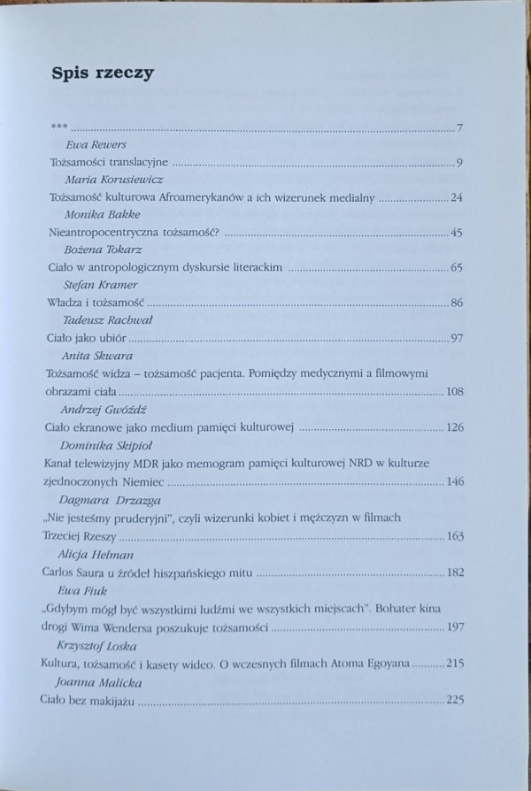 Andrzej Gwóźdź Media, ciało, pamięć 