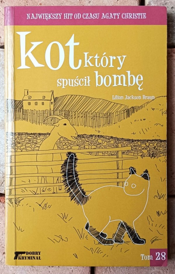 Lilian Jackson Braun  Kot, który spuścił bombę. Tom 28 - okładka