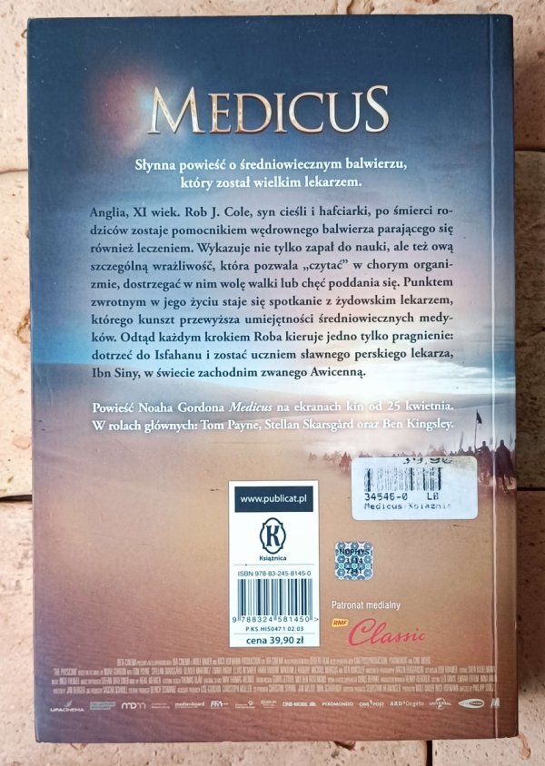 Noah Gordon • Medicus - okładka