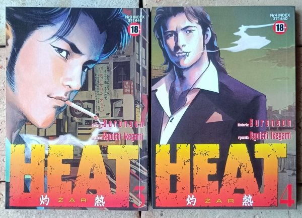 Buronson, Ryoichi Ikegami - Heat | 12 tomów | komplet - okładka