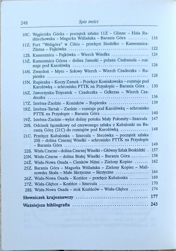 Mirosław Barański - Pasmo Baraniej Góry | Beskid Śląski - spis treści