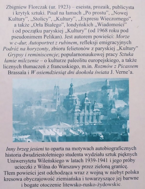 Zbigniew Florczak Inny brzeg jesieni