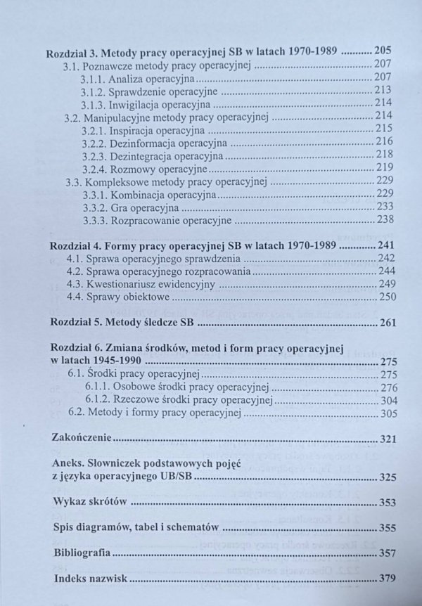 Filip Musiał Podręcznik bezpieki - spis treści