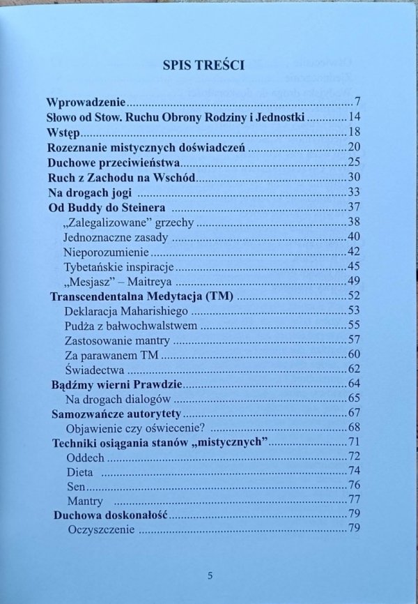 Michaela Pawlik Zwodniczy mistycyzm orientu - spis treści