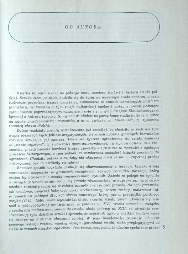 Tadeusz Dobrowolski  Sztuka polska od czasów najdawniejszych do ostatnich  -  od autora