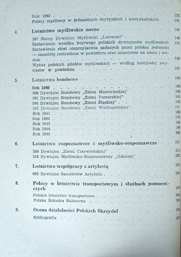 Wacław Król • Zarys działań polskiego lotnictwa w Wielkiej Brytanii 1940-1945 - spis treści