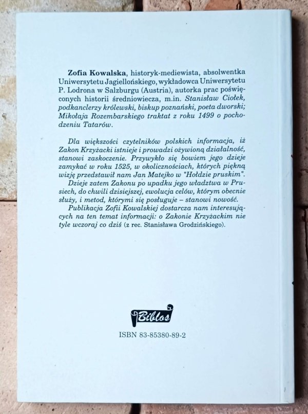 Zofia Kowalska  Krzyżacy w innym świetle. Od średniowiecza do czasów współczesnych - okładka