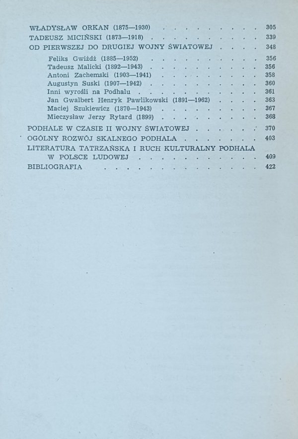 Stanisław Piotrowski • Skalne Podhale w literaturze i kulturze polskiej