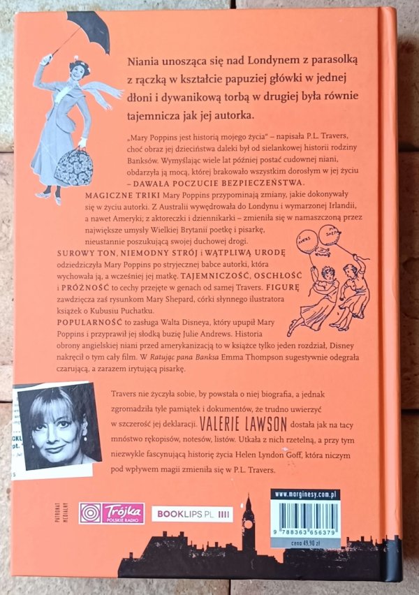 Valerie Lawson • To ona napisała Mary Poppins. Życie P.L. Travers - okładka