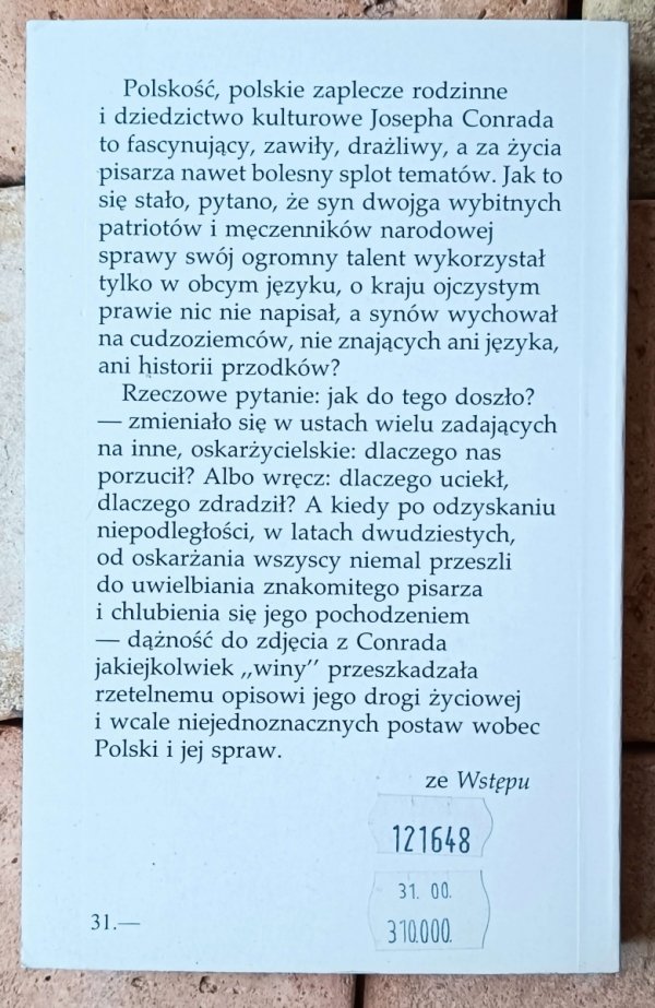 Zdzisław Najder Conrad wśród swoich - okładka