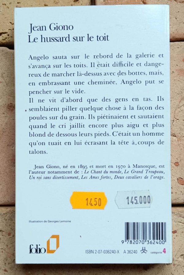 Jean Giono - Le hussard sur le toit