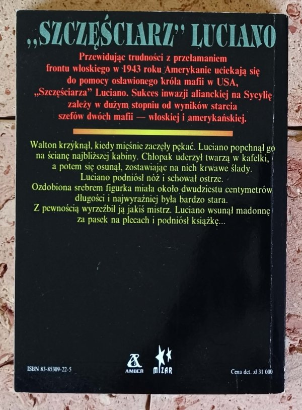 Jack Higgins - Szczęściarz Luciano - okładka