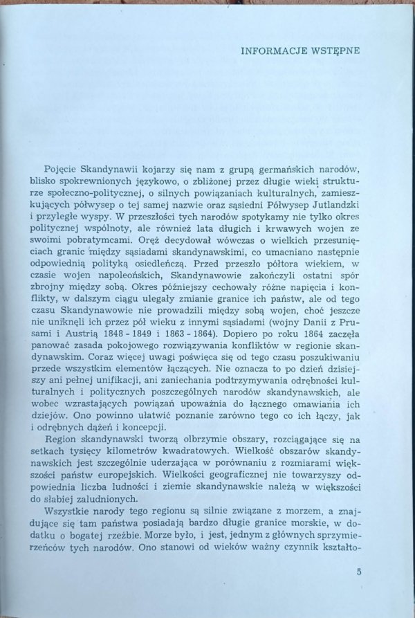 Tadeusz Cieślak Zarys historii najnowszej krajów skandynawskich - fragment