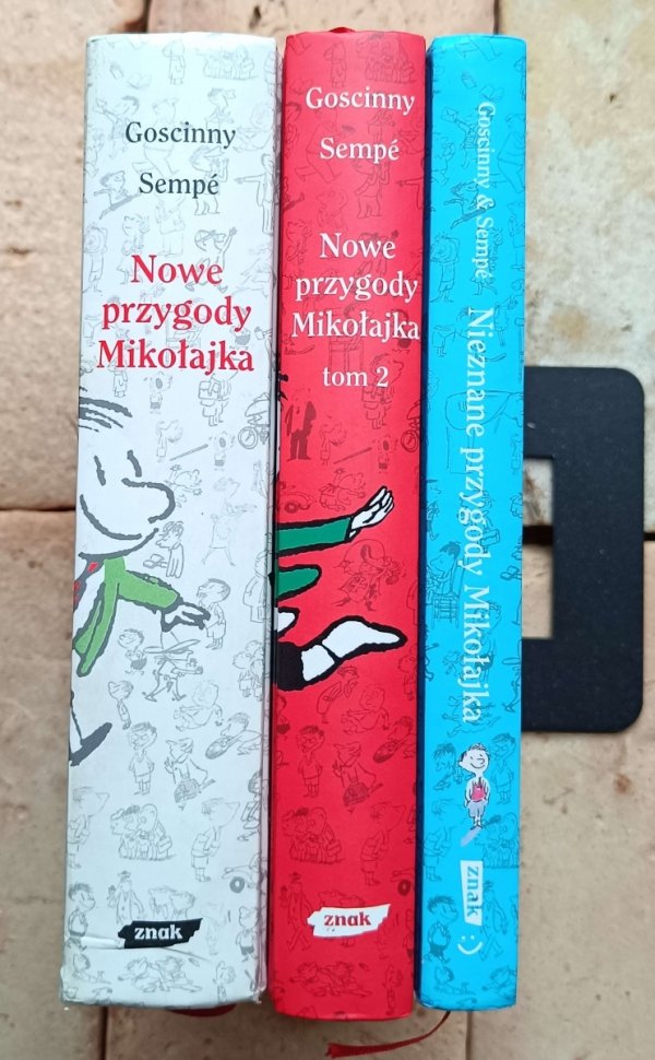 Goscinny, Sempe x3  Nowe przygody Mikołajka 1-2 - Nieznane przygody Mikołajka [komplet] - okładka