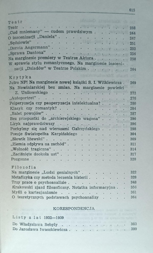 Bolesław Miciński • Pisma | Podróże do piekieł i inne - spis treści