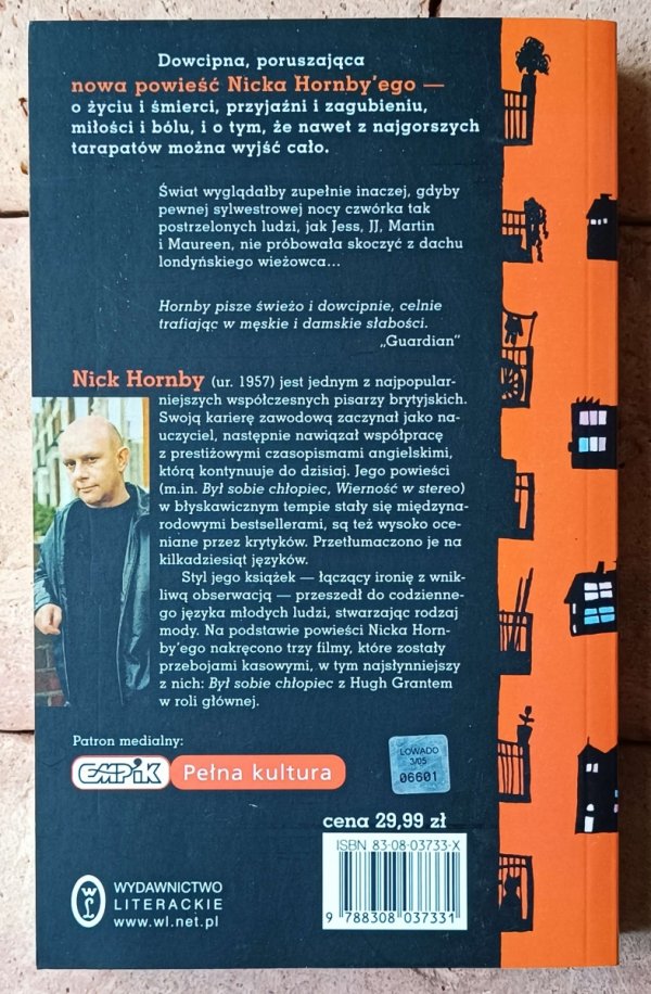 Nick Hornby Długa droga w dół - okładka