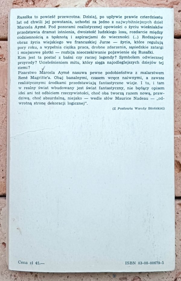 Marcel Ayme Rusałka - okładka