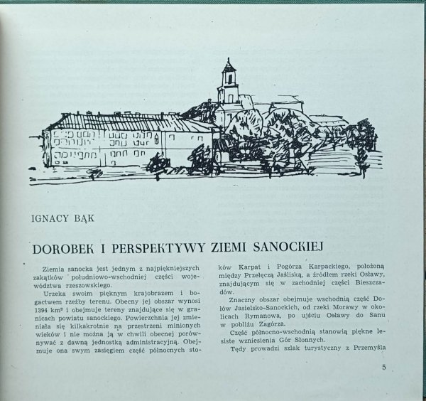 red. Jerzy Domański • Ziemia sanocka - fragment