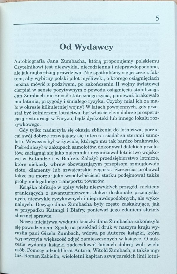 Jan Zumbach - Ostatnia walka - fragment