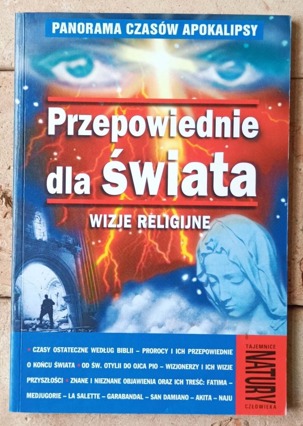 Andrzej Sieradzki • Przepowiednie dla świata. Wizje religijne - okładka