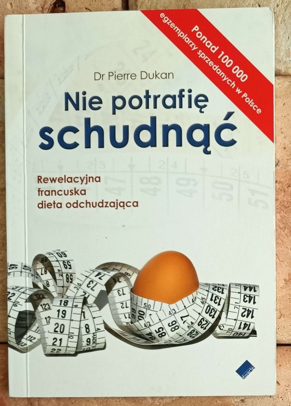 Pierre Dukan Nie potrafię schudnąć - okładka