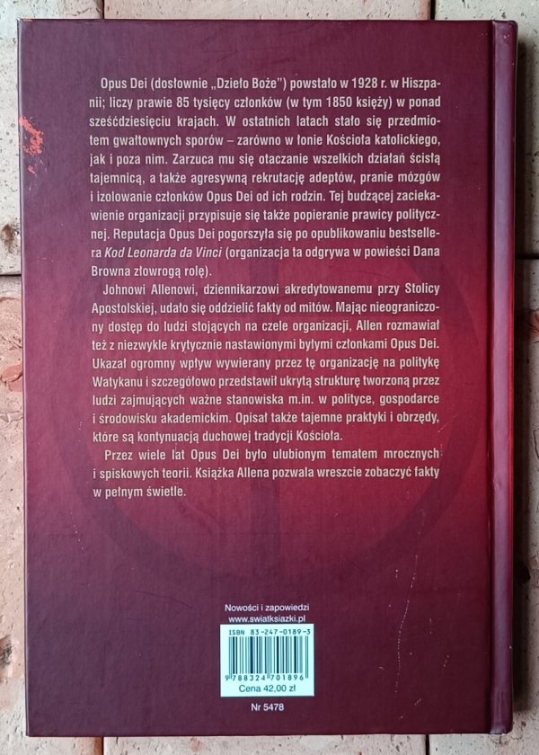 John L. Allen Opus Dei - okladka