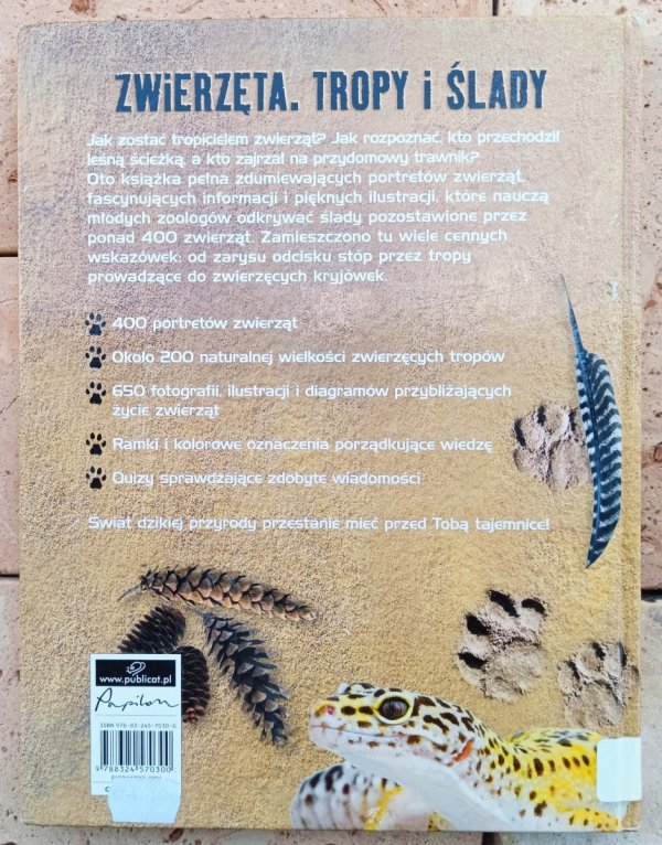 Jinny Johnson  Zwierzęta. Tropy i ślady - okładka