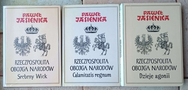 Paweł Jasienica Polska Piastów - Polska Jagiellonów - Rzeczpospolita Obojga Narodów - okładka