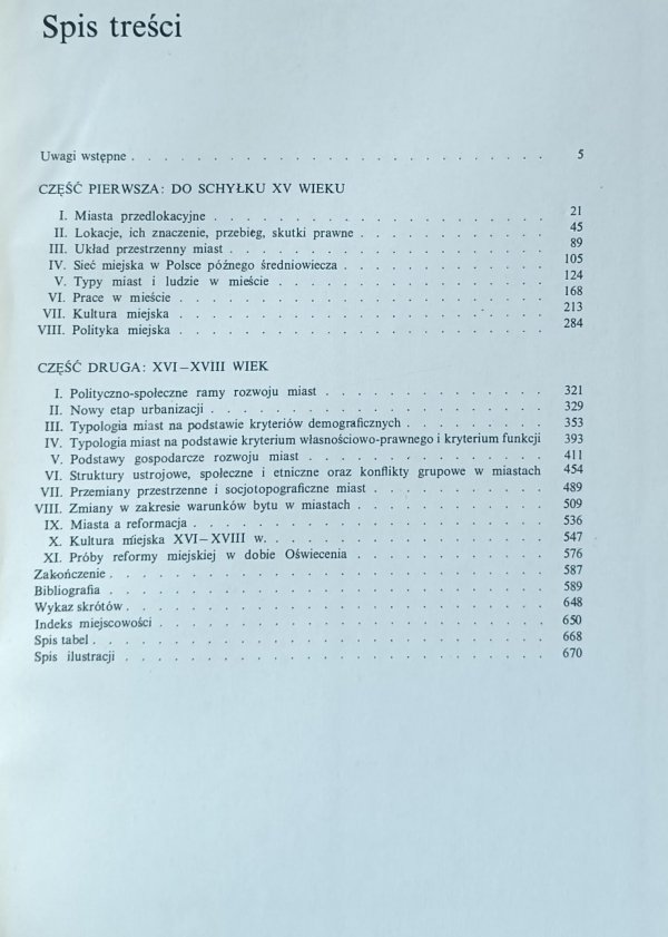 Maria Bogucka Henryk Samsonowicz - Dzieje miast i mieszczaństwa w Polsce przedrozbiorowej