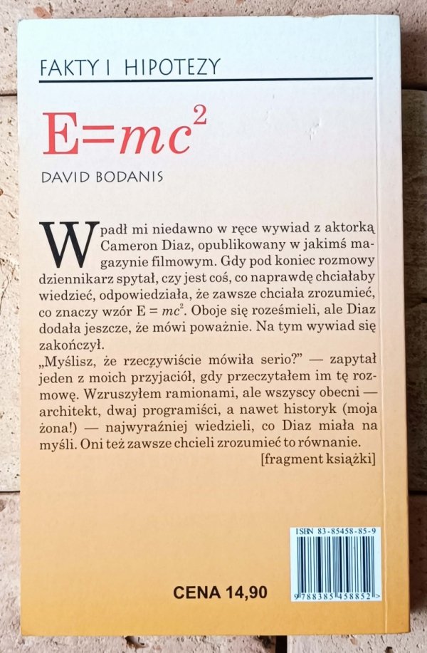 David Bodanis • E=mc2. Historia najsłynniejszego równania - okładka