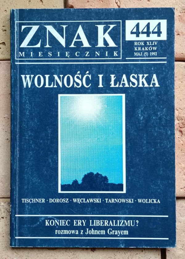 Znak 5/1992 - Wolność i łaska