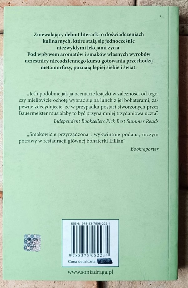 Erica Bauermeister • Szkoła niezbędnych składników  - okładka