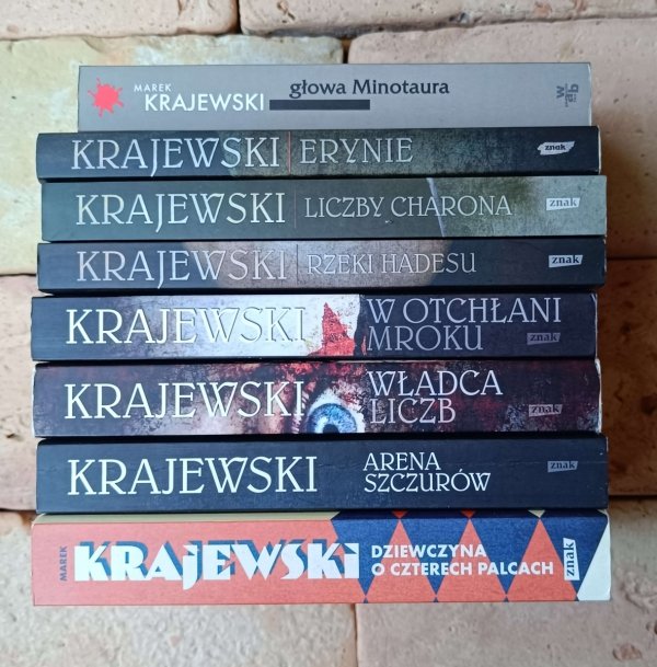 Marek Krajewski x8 - Cykl Edward Popielski. Tom I-VIII - okładka - okładka